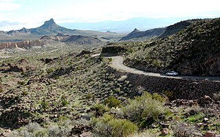 <span class="mw-page-title-main">Sitgreaves Pass</span> Gap in the Black Mountains, Mohave County, Arizona