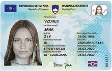 Slovenian identity card (front) Slovenian ID Card 2022 - Front.jpg