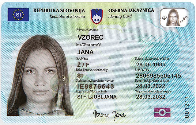 Slovenian identity card - Wikipedia
