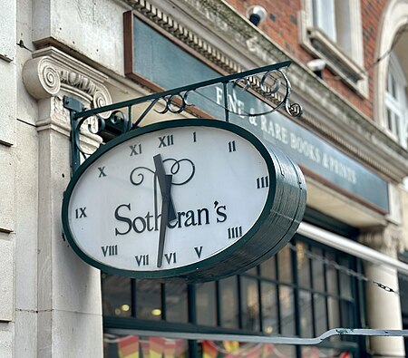 Sotheran's clock