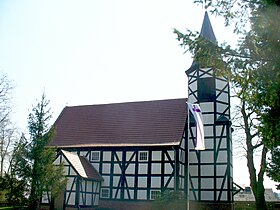Kościół szachulcowy w Spreewitz (Šprjejcy)