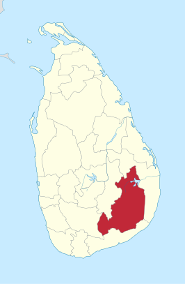 Kaart van Moneragala