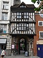 The timber framed gatehouse to St Bartholomew the Great (c. 15th century)