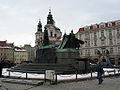 Jan Hus Monument on the Old Town Square