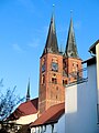 Stendal Marienkirche von Hohe Bude aus