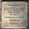 Stolperstein Weseler Str 15 (Karlh) Dorothea Funk.jpg