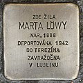 Pietra d'inciampo per Marta Löwy (Brno) .jpg