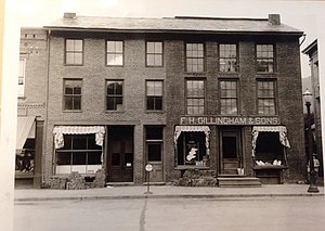 F. H. Gillingham & Sons, Elm Street, early 1900s Store Front early 1900's.jpg