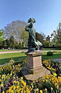 La Gardeuse d'oie (1899), Strasbourg, parc de l'Orangerie.