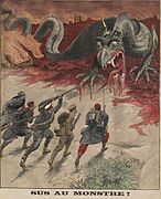 Titelblatt des französischen Petit Journal (1914)