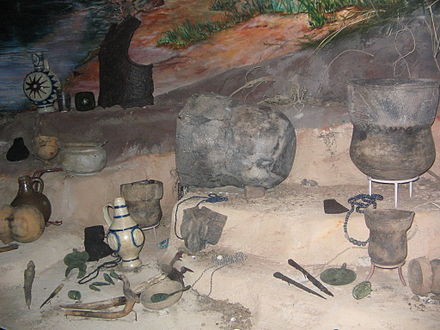 Susquehannock artifacts on display at the State Museum of Pennsylvania, 2007