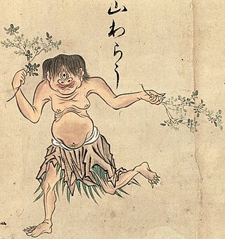 <i>Yamawaro</i> Mountain dwelling spirit in Japanese folklore