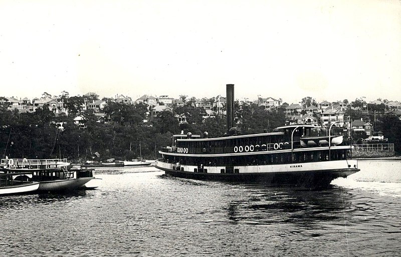 File:Sydney Ferry KIRAWA in Mosman Bay 1915.jpg