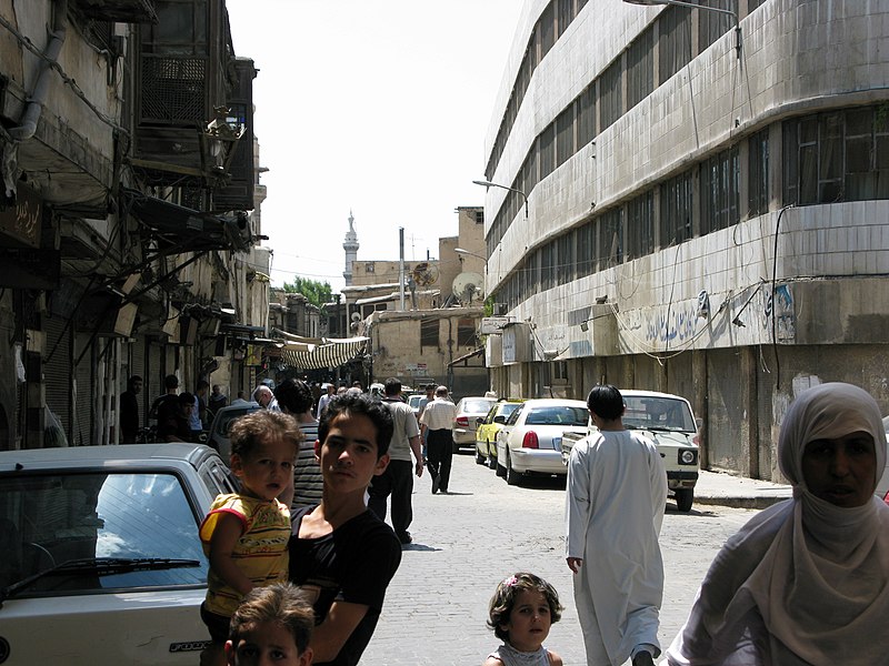 File:Syria, Damascus, Life on the streets.jpg