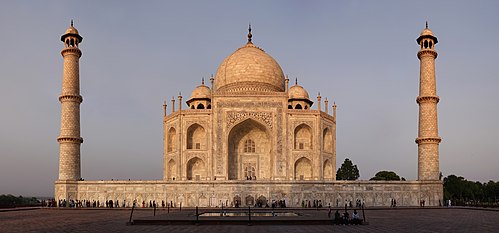 Taj Mahal at sunset