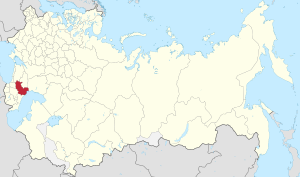 Терская область на карте