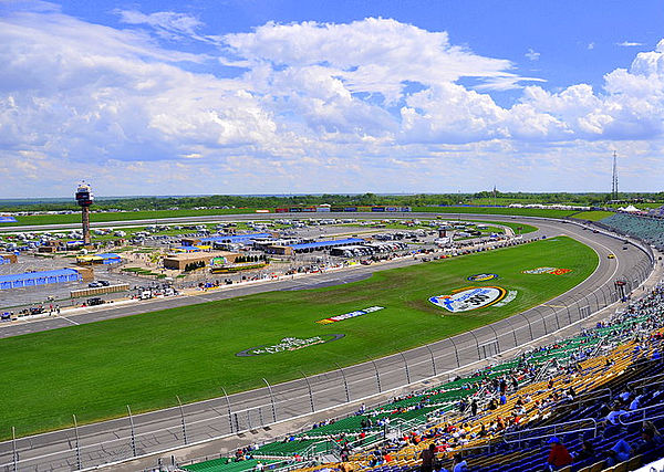 Kansas Speedway, pictured in 2010.