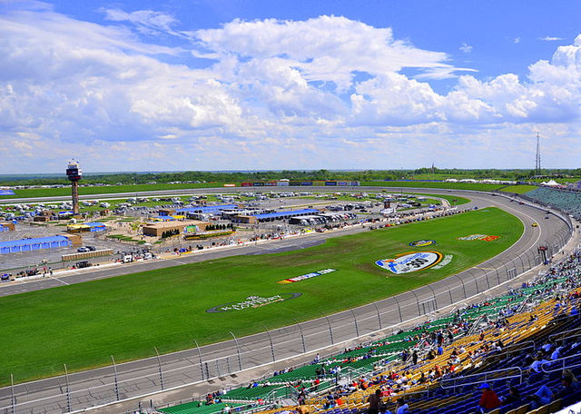 Kansas Speedway, pictured in 2010.