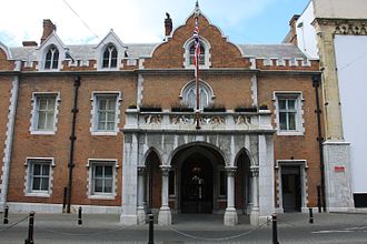 Main Street entrance to the Governor's House, The Convent The convent in Gibraltar 7.jpg