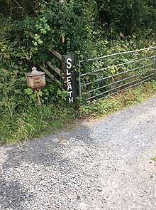 Gerbang untuk Sleath Pertanian, Llangua, Monmouthshire.jpg