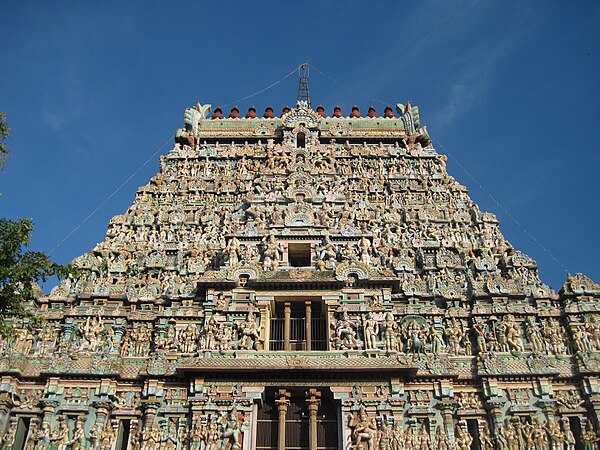 Image: Thyagaraja Temple Western Gopuram, Thiruvarur