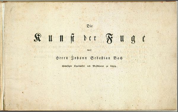 Title page of the first edition, 1751