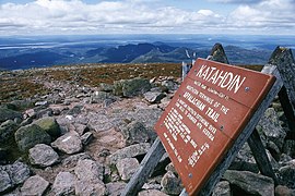 Le mont Katahdin dans le parc d’État Baxter, au Maine, est l’extrémité nord officielle du sentier des Appalaches.