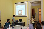 Миниатюра для Файл:Trainings for workers of museums and libraries of Baku 2.jpg