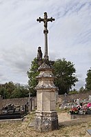 La croix du cimetière de Turcey;