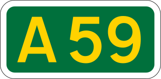 A59 road Road in Northern England
