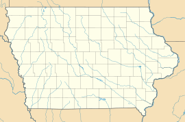 Poloha mesta Des Moines v rámci federálneho štátu Iowa.