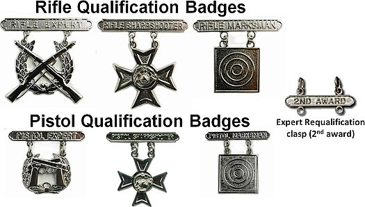 Marksmanship Badges United States Wikipedia