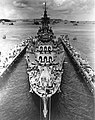 USS South Dakota à Guam en 1945