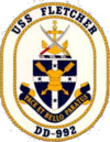 USS Fletcher (DD-992) krest.png