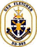 USS Fletcher (DD-992) écusson.png