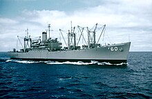 USS Sirius (AF-60) USS Sirius (AF-60) underway at sea, between 1957 and 1964.jpg