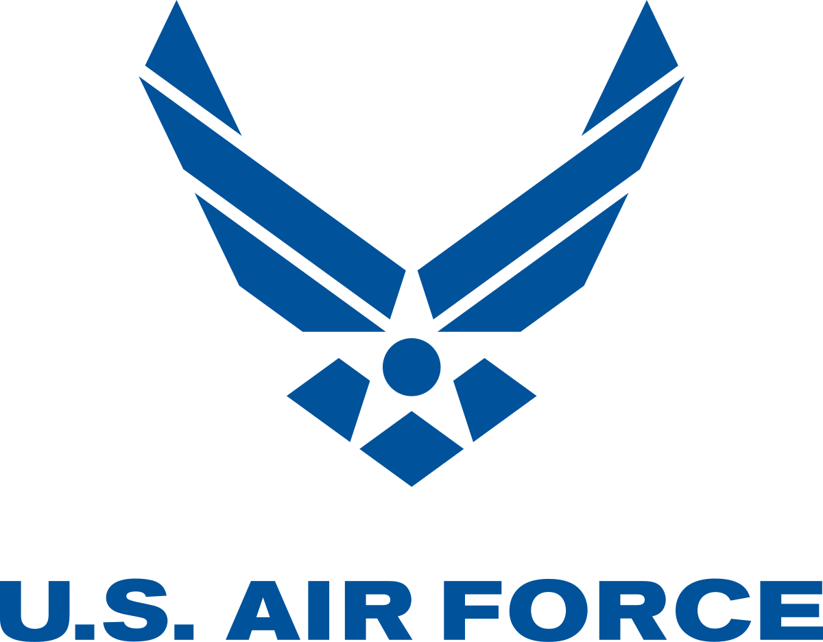 File Us Air Force Logo Solid Colour Svg Wikimedia Commons