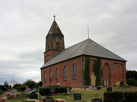 Uelvesbüll, die Nikolaikirche