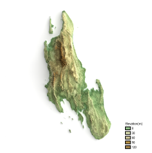 Unguja Island's Elevation Unguja Island Elevation.svg