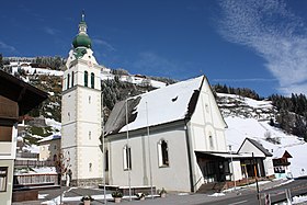 Untertilliach, Kath. Pfarrkirche hll. Florian, Ingenuin, und Albuin.JPG
