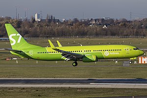 VP-BQF Boeing 737-800 S7 Airlines DUS 2018-11-17 (6a) (45888075682).jpg