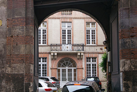 Cour intérieure de l'hôtel de Malenfant.