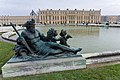 Le château de Versailles vu des jardins