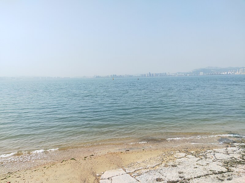 File:View of Weihai Bay from Liugong Island.jpg