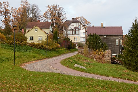 Street in Viljandi, Estonia