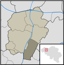 Kaart van Vosselare