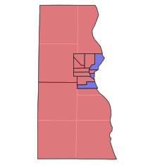 Milwaukee County districts WI Assembly Partisan Map 1889 MilwaukeeCo.svg