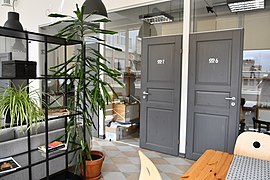 Our office in 2021 (door no. 7)