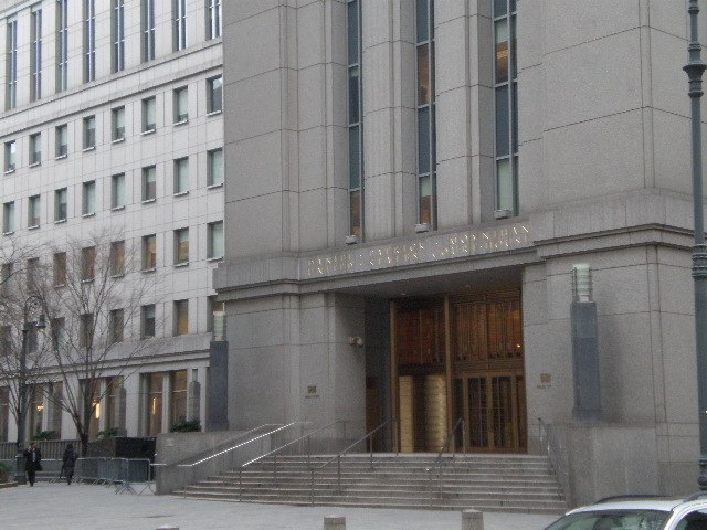 Daniel Patrick Moynihan United States Courthouse at 500 Pearl Street; the court's former temporary home