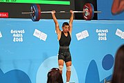 Deutsch: Gewichtheben bei den Olympischen Jugendspielen 2018; Tag 2, 10. Oktober 2018; Jungen 62 kg English: Weightlifting at the 2018 Summer Youth Olympics at 8 October 2018 – Boys' 62 kg